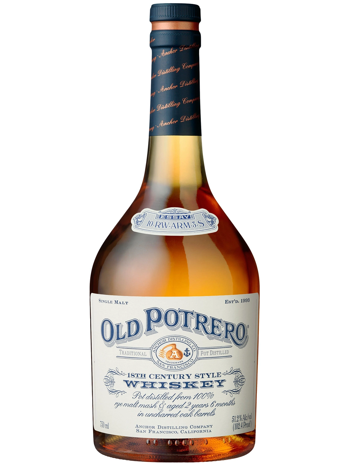 Old Potrero Rye Whiskey 750ml